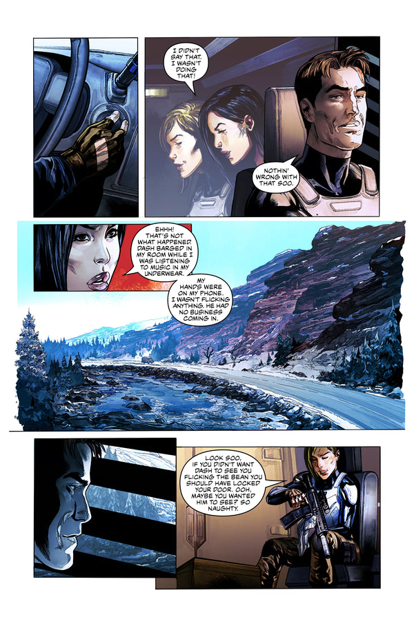 Terminus Veil Issue 1 - Physical Copy — preview page 3